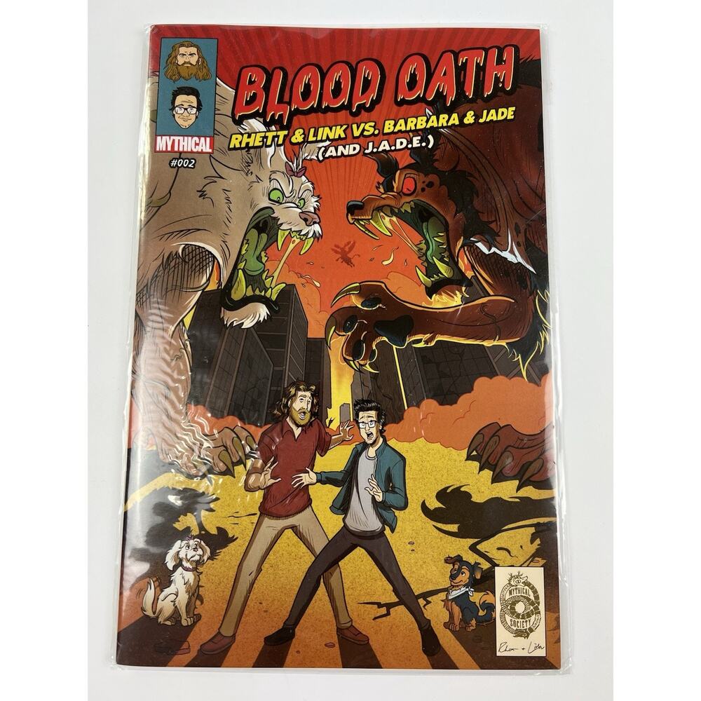 NEW Rhett and Link Blood Oath Comic #2 Mythical Society GMM